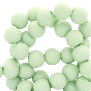 50 stuks acryl kralen groen - 6mm