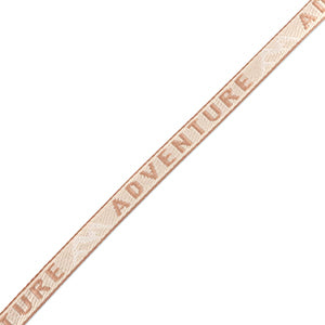 (per meter) "Adventure" lint Beige Bruin - 10mm