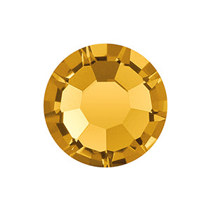 (per stuk) Birthstones November Preciosa topaz yellow - SS16 4mm