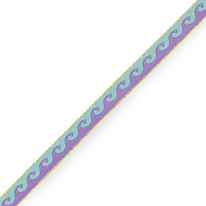 (per meter) Waves lint Blauw Paars - 10mm