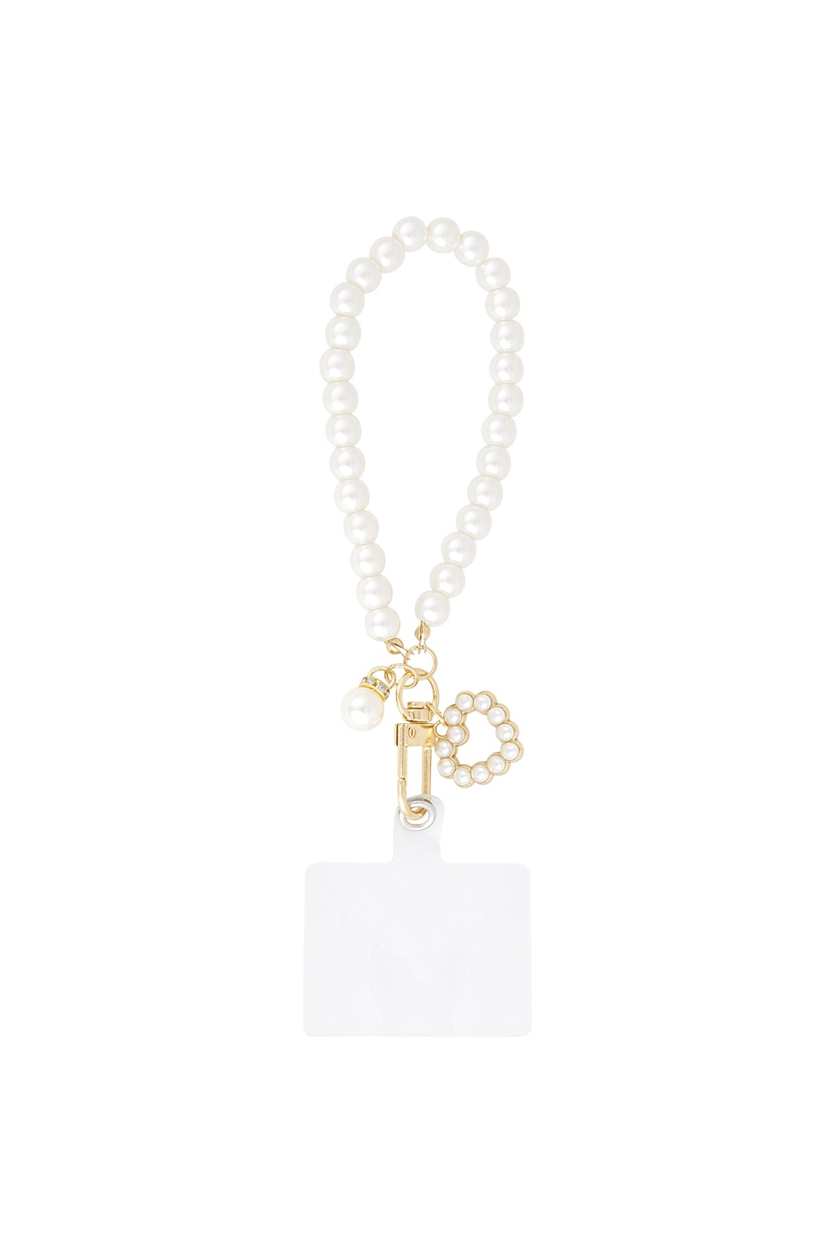 (per stuk) Telefoonkoord loving pearl