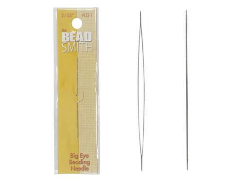 (per stuk) Beadsmith Big Eye rijgnaald - 6cm