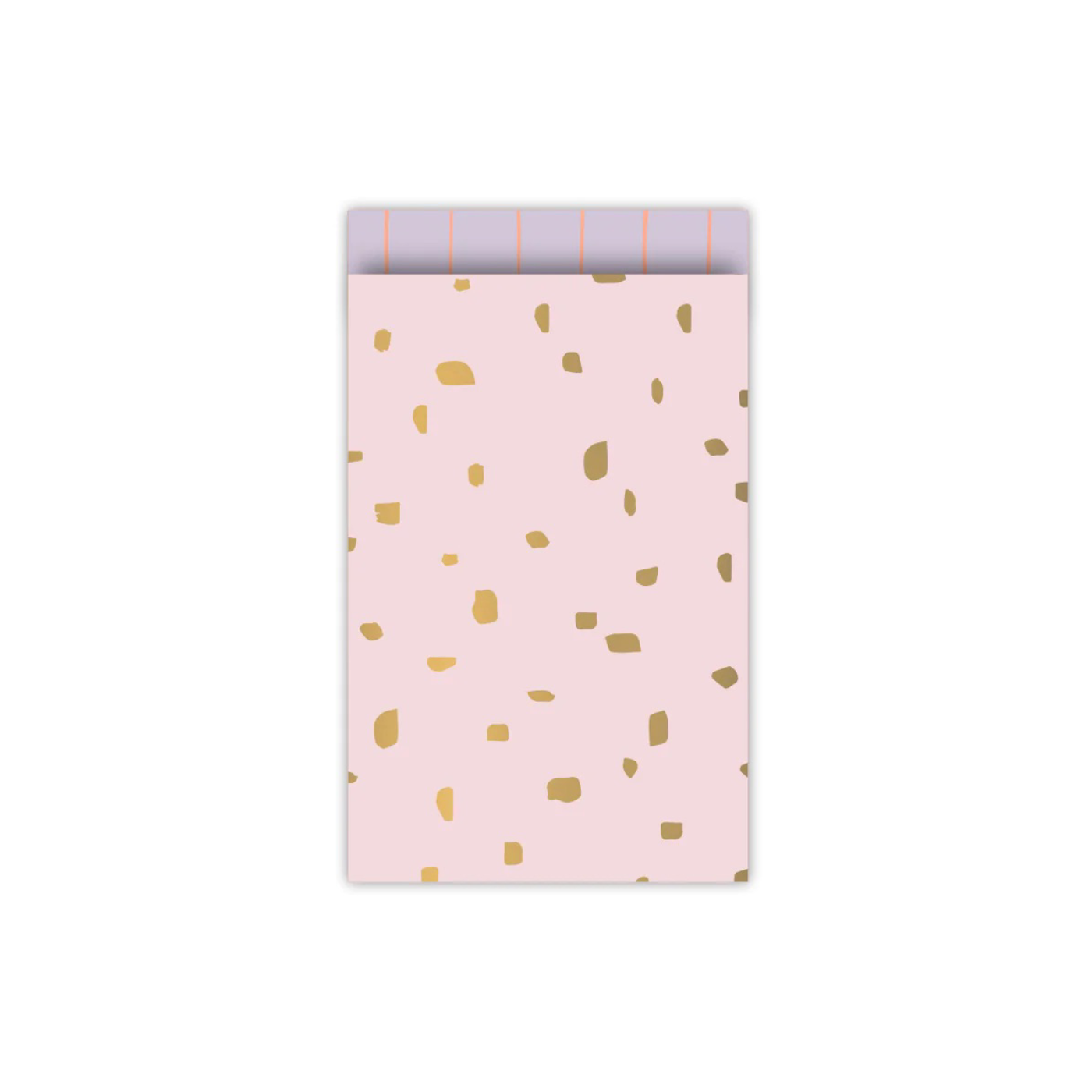5 stuks Cadeauzakjes Minimal Dots warm - 12x19cm