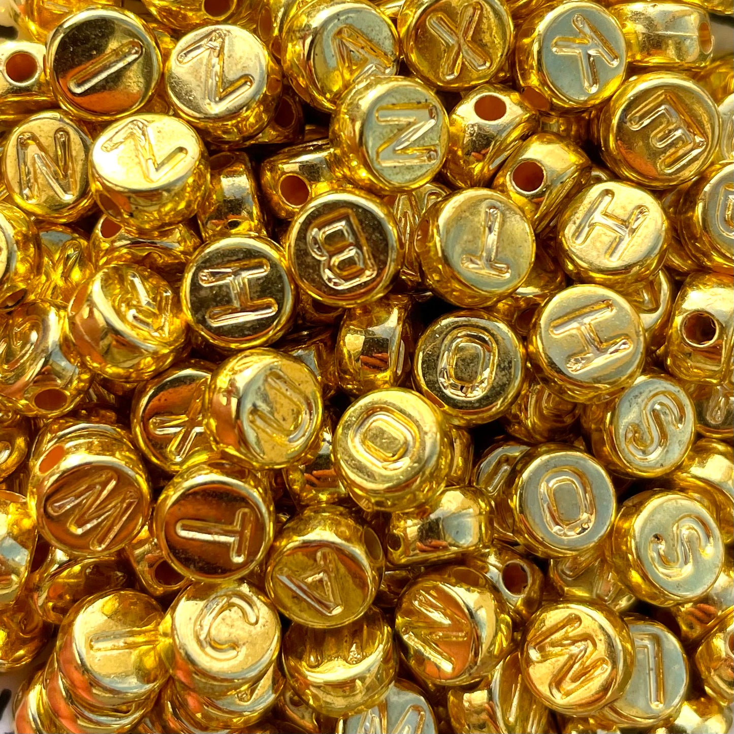 Letterkralen goud