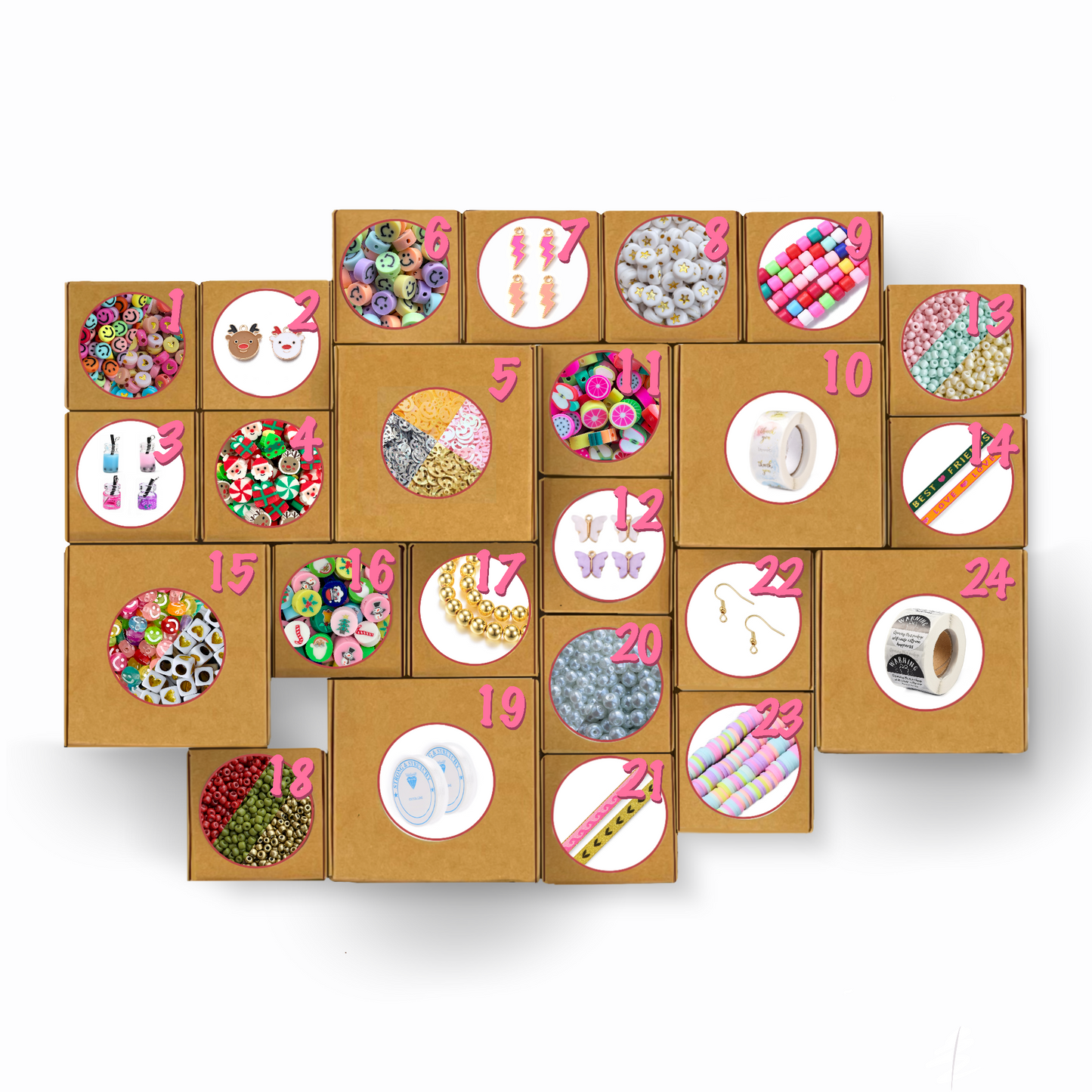 Deluxe Adventskalender Kralen & Bedels