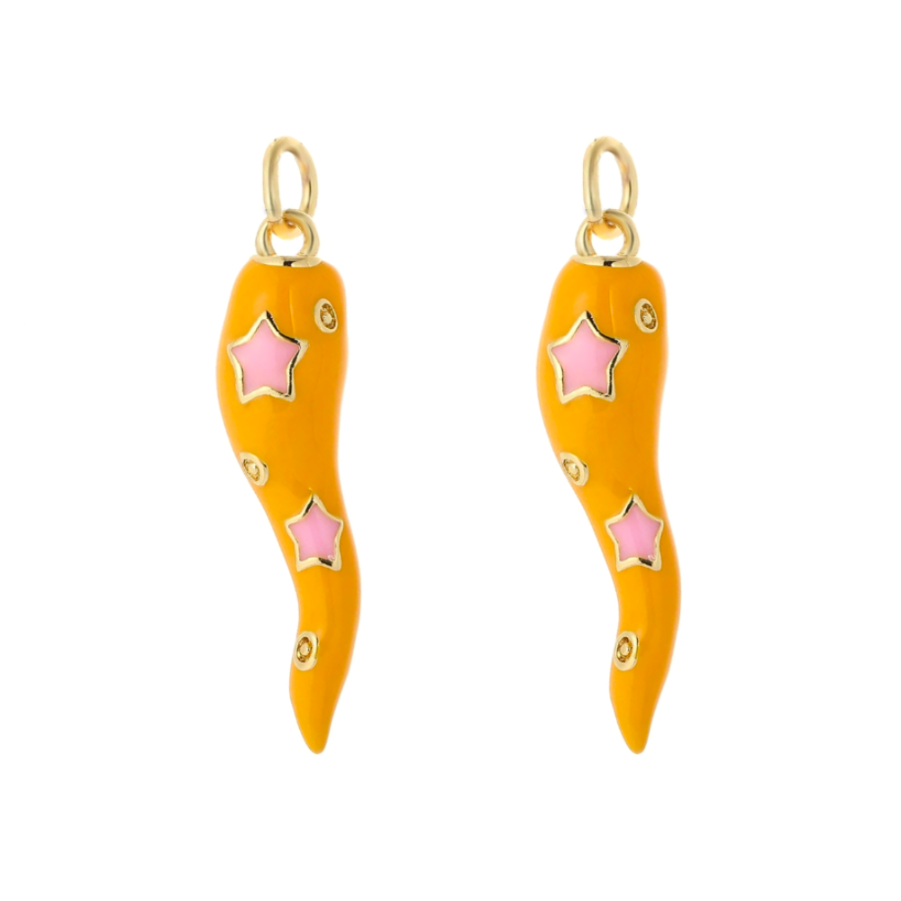(per stuk) Peper bedel geel - 26x6x6mm