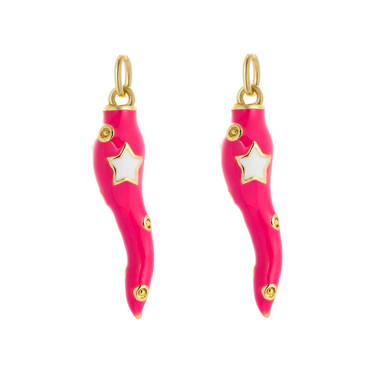 (per stuk) Peper bedel roze - 26x6x6mm