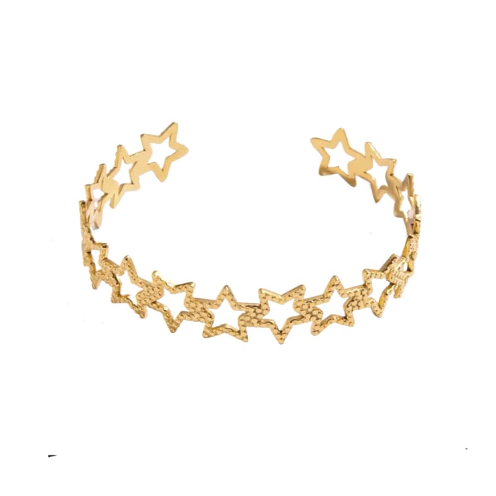 Star bangle goud