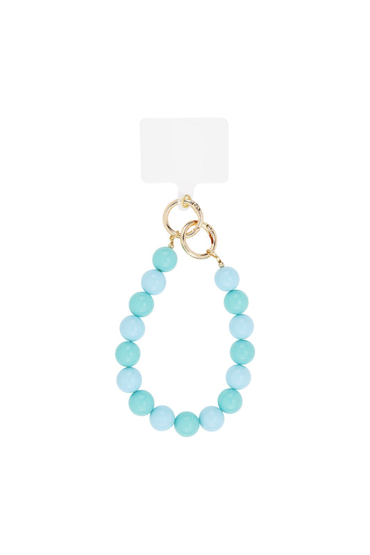 (per stuk) Telefoonkoord candy blauw