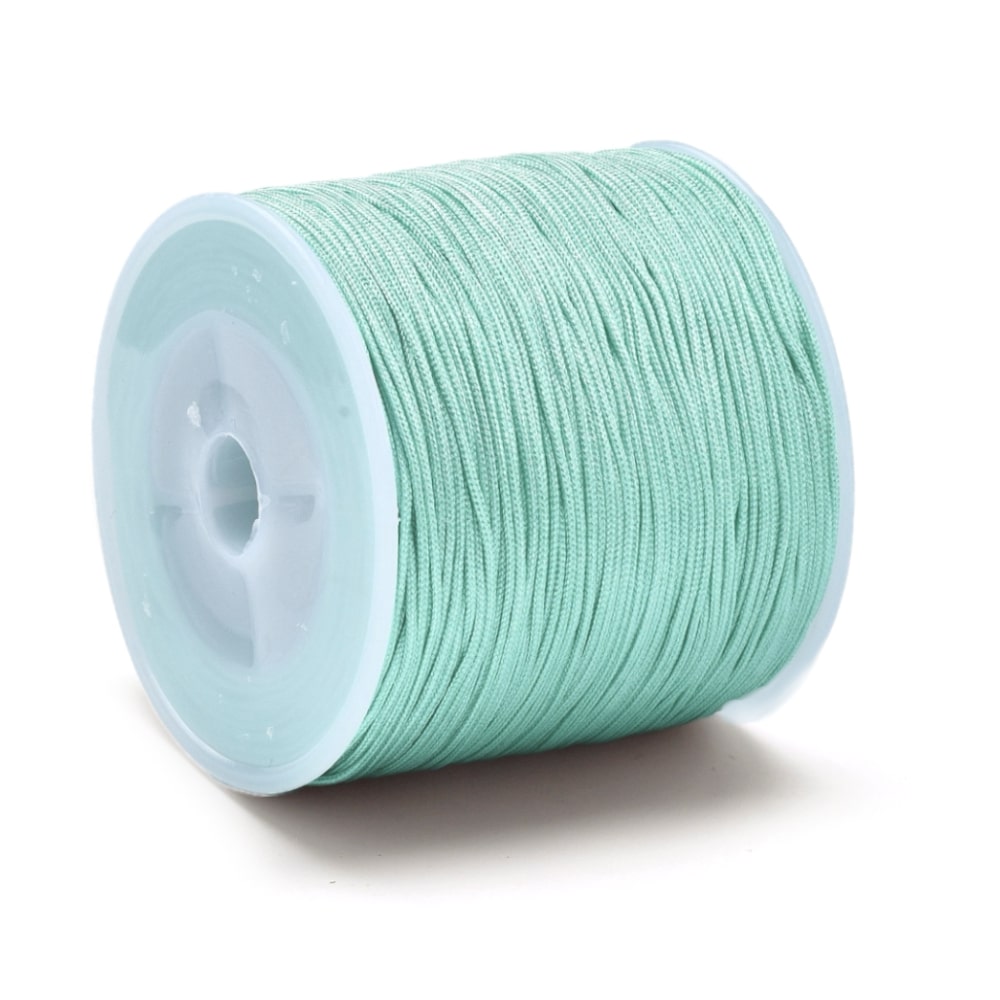 5 meter rol Macramé draad turquoise - 0,8mm