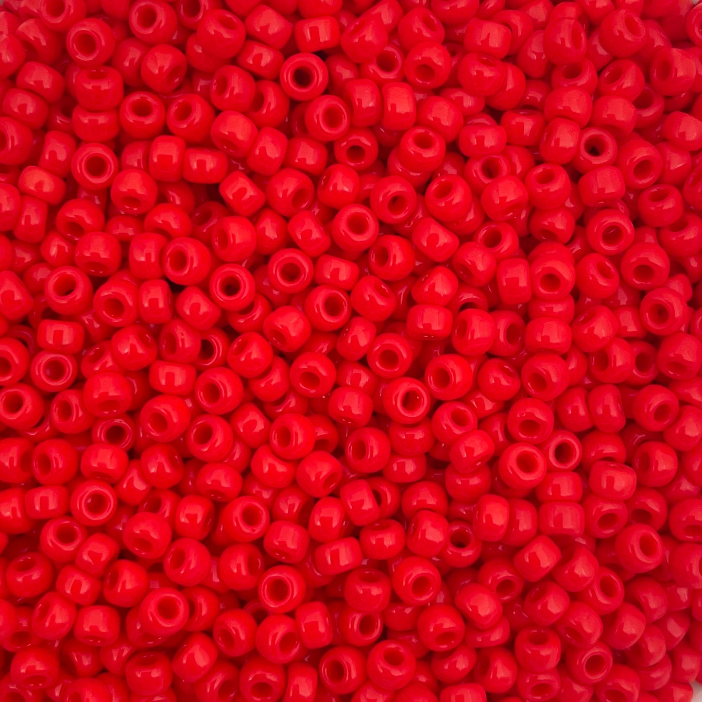5gram Miyuki rocailles 8/0 (3mm) Opaque vermillion red - 407