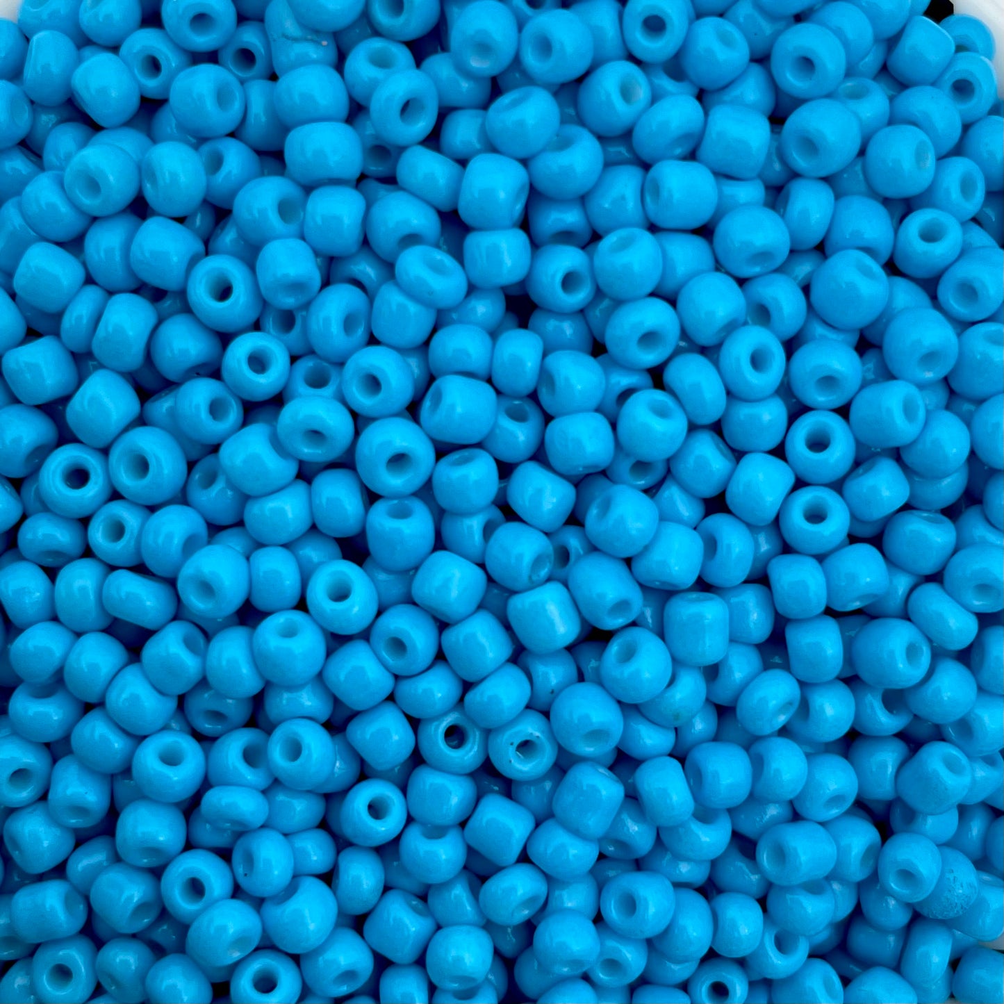 7gram Rocailles kralen blauw - 3mm