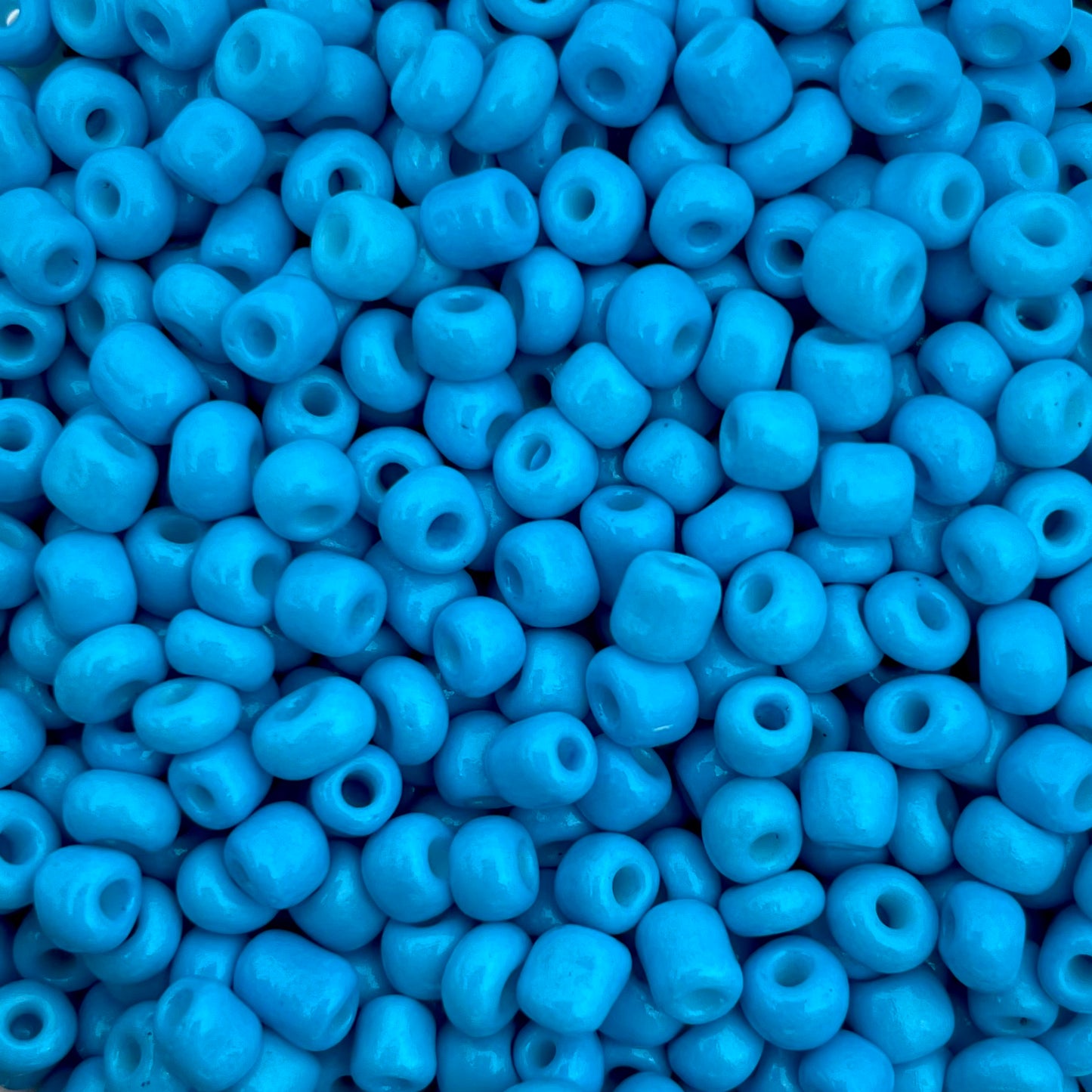 7gram Rocailles kralen blauw - 4mm