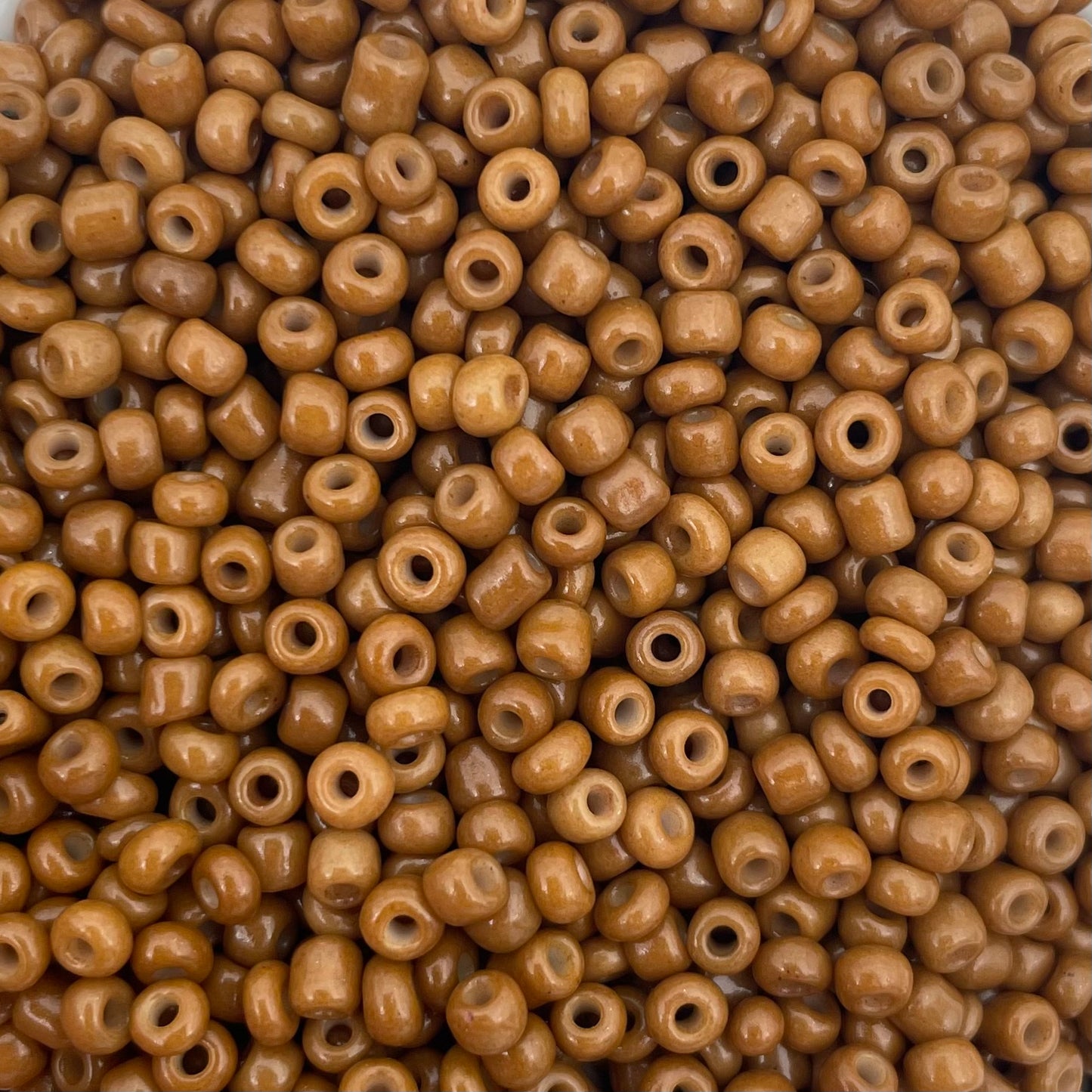 7gram Rocailles kralen bruin - 3mm