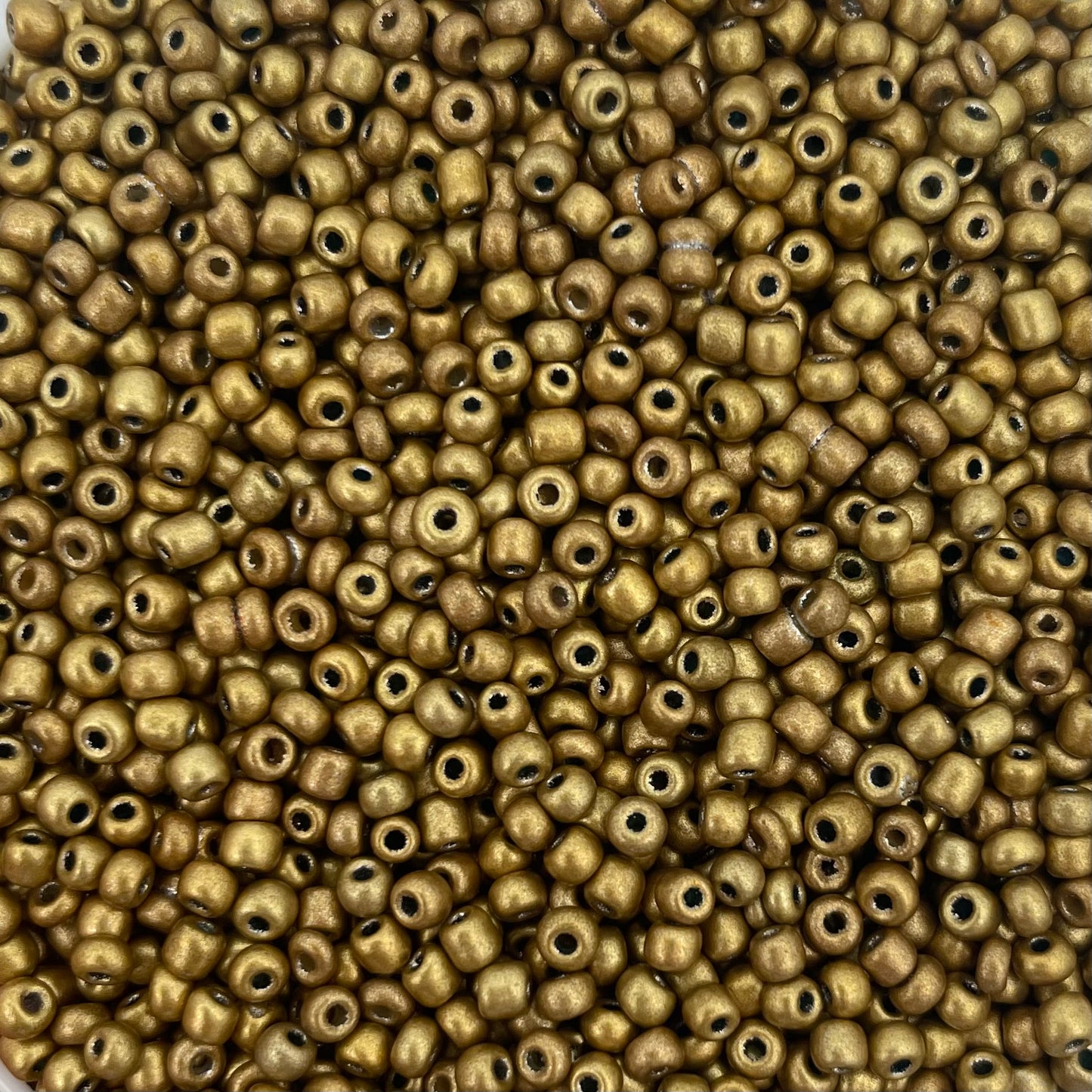 7gram Rocailles kralen goud - 2mm