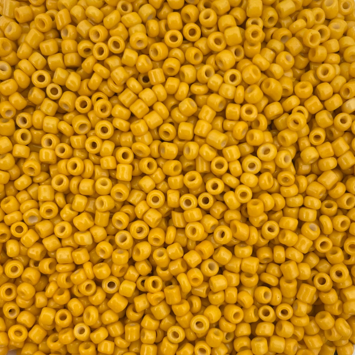 7gram Rocailles kralen goudgeel - 2mm