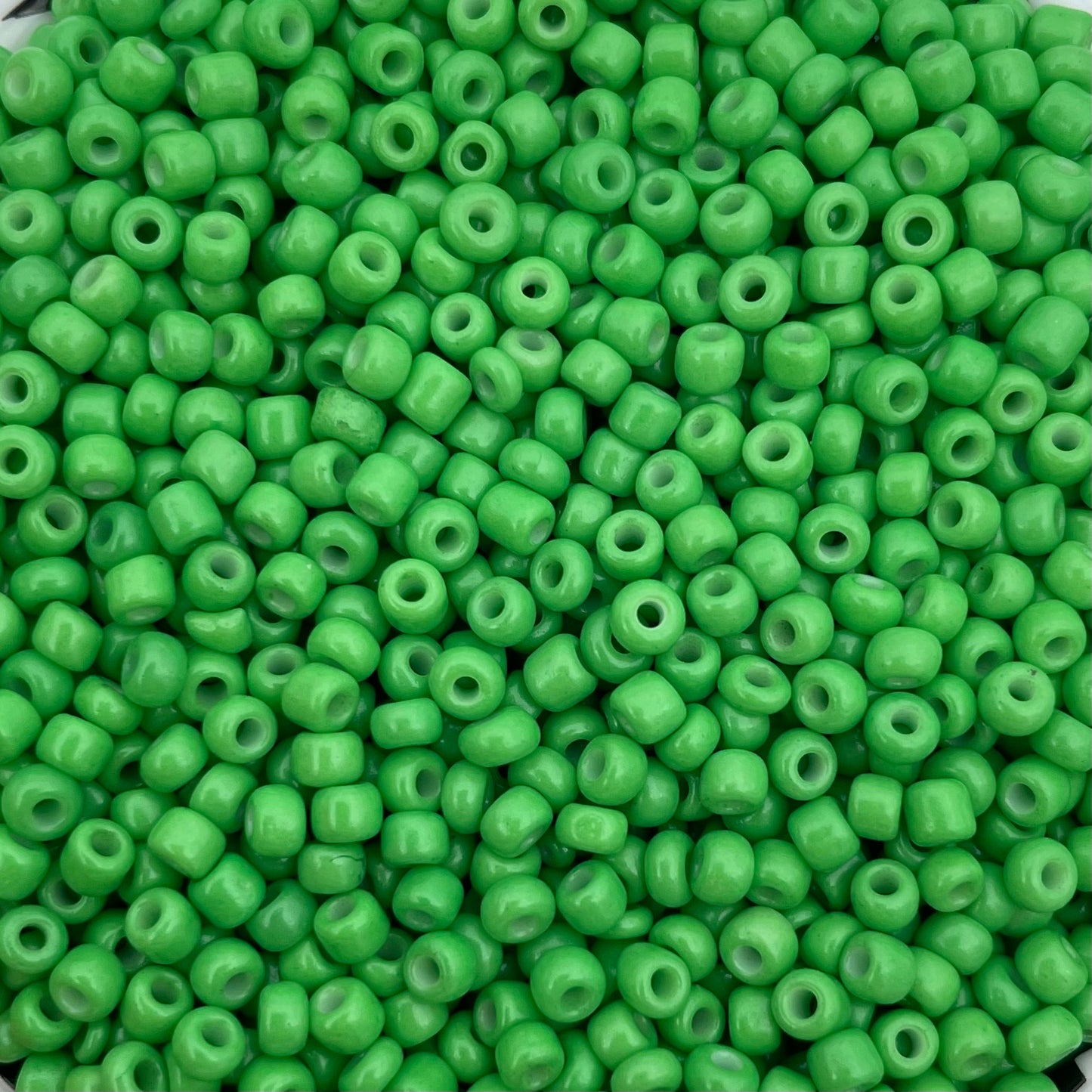 7gram Rocailles kralen groen - 3mm