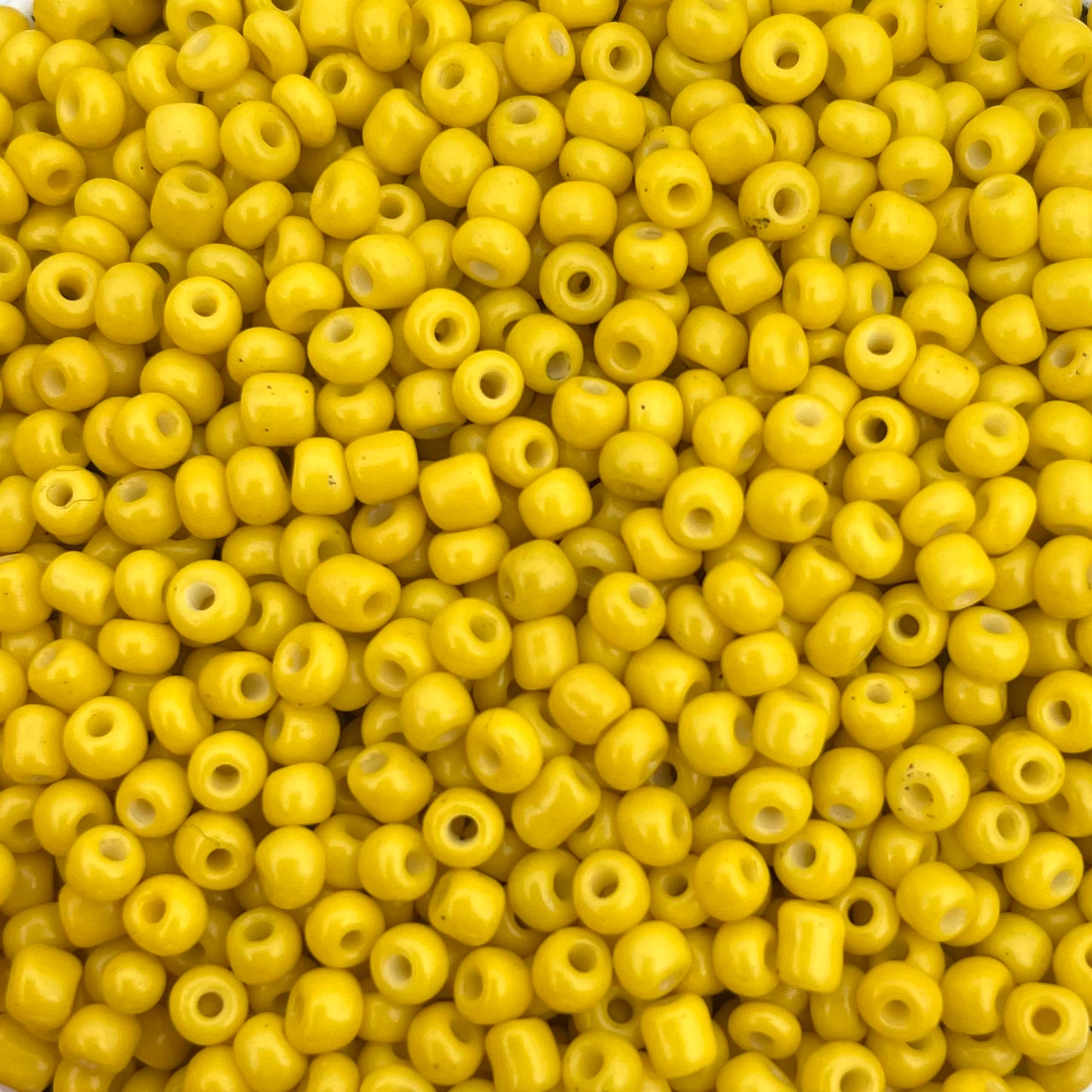 7gram Rocailles kralen kanarie geel - 3mm