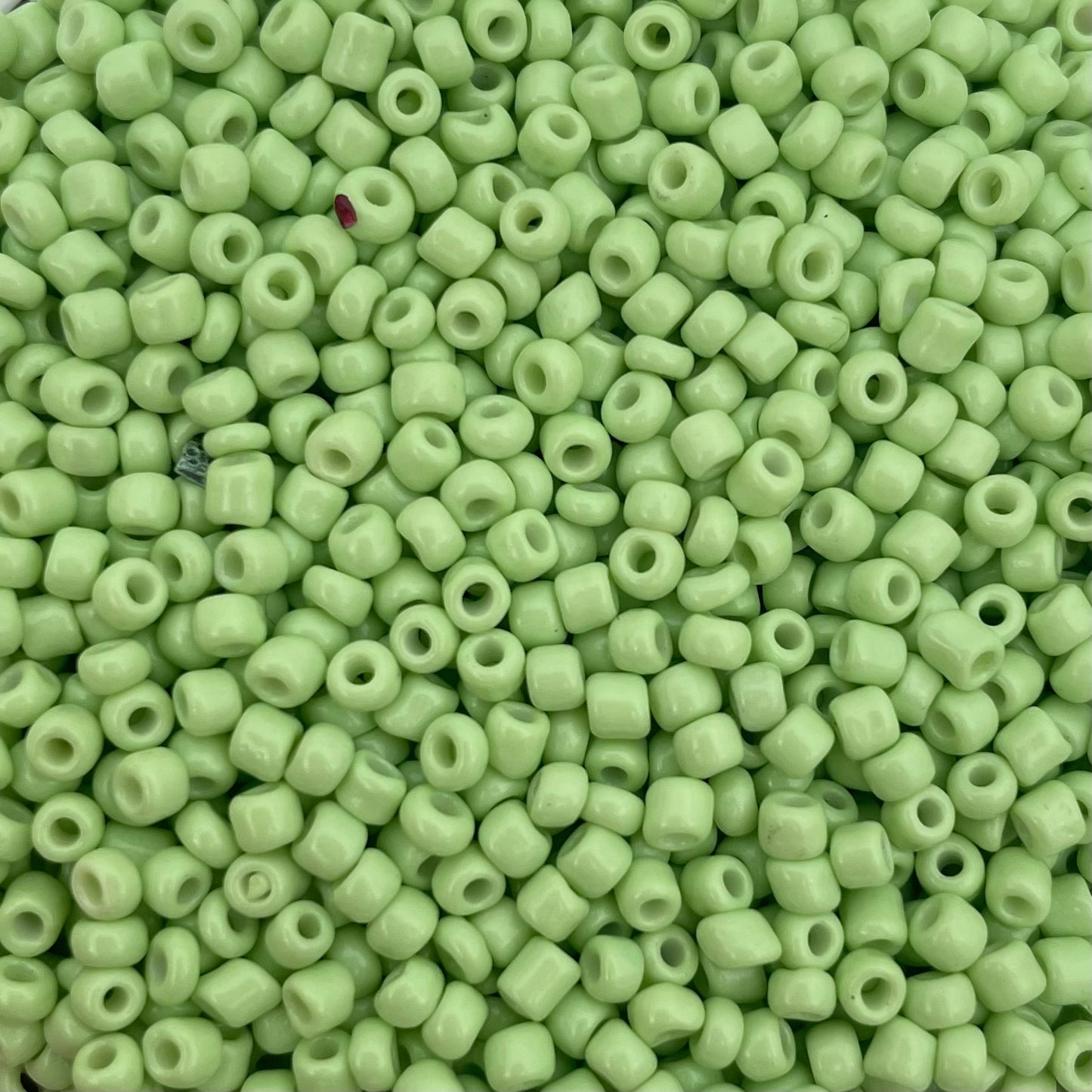 7gram Rocailles kralen lichtgroen - 3mm