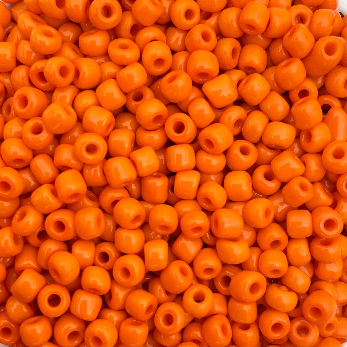 7gram Rocailles kralen oranje - 4mm