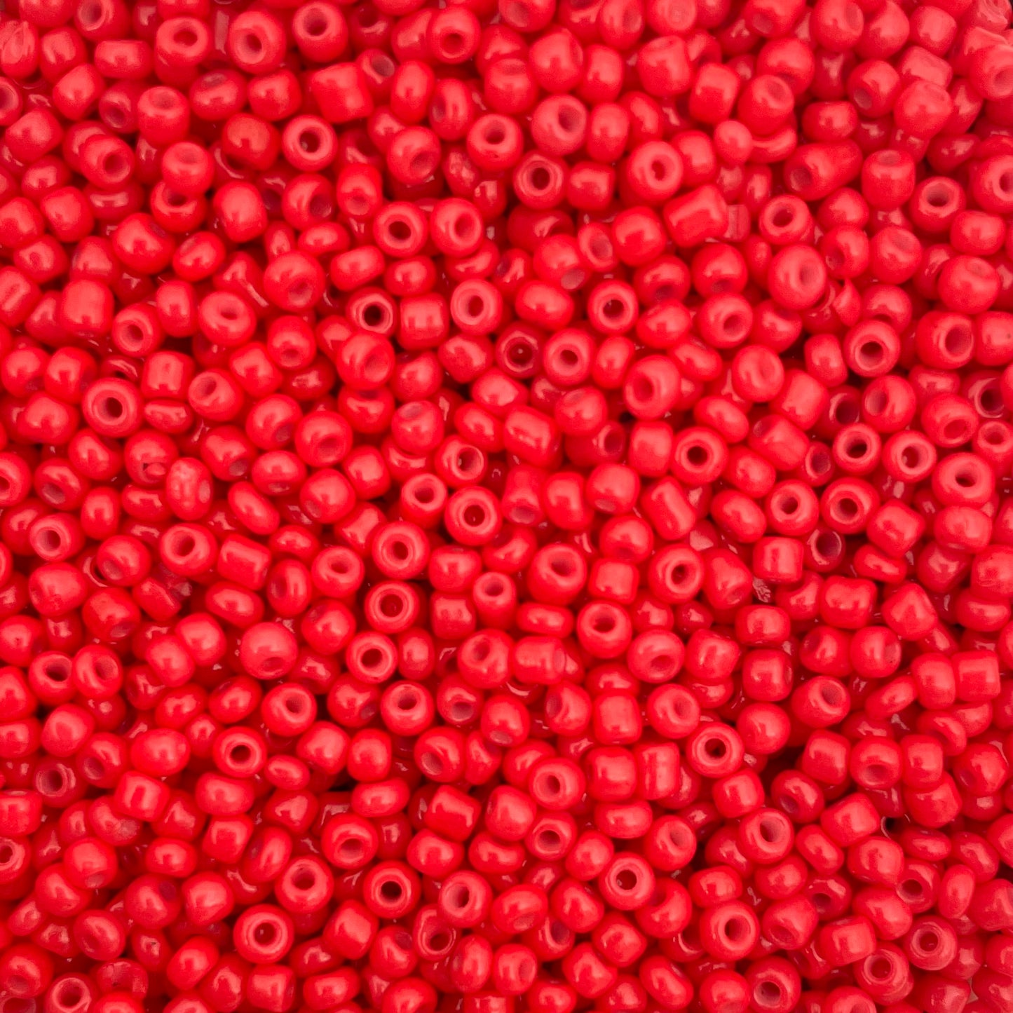 7gram Rocailles kralen rood - 2mm