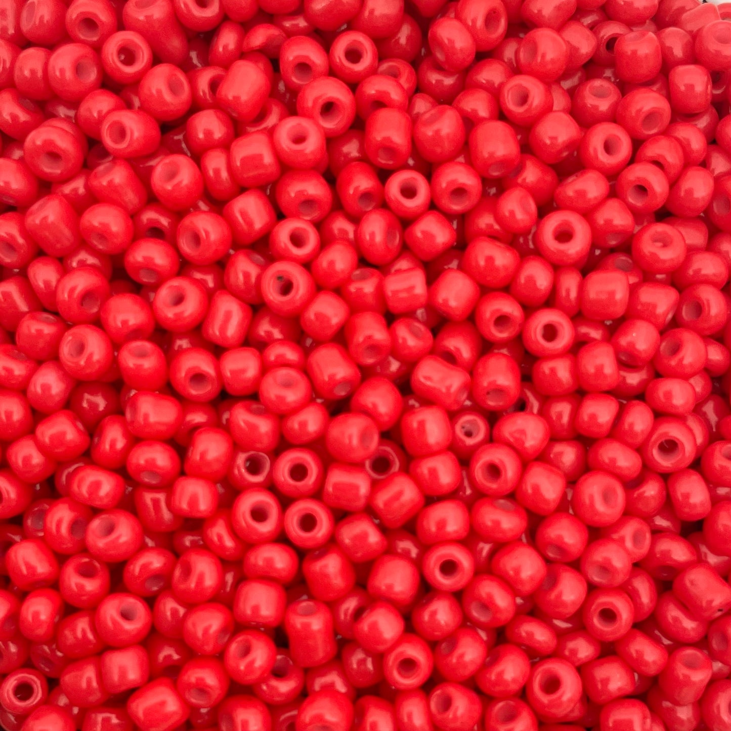 7gram Rocailles kralen rood - 3mm