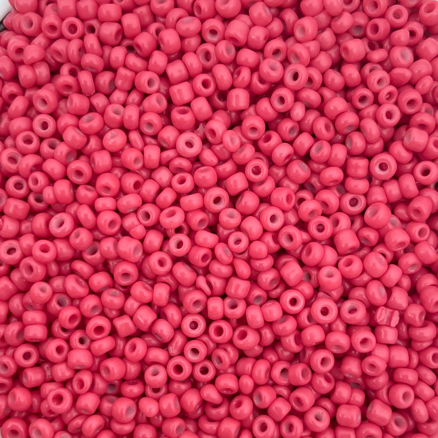 7gram Rocailles kralen rozerood - 2mm