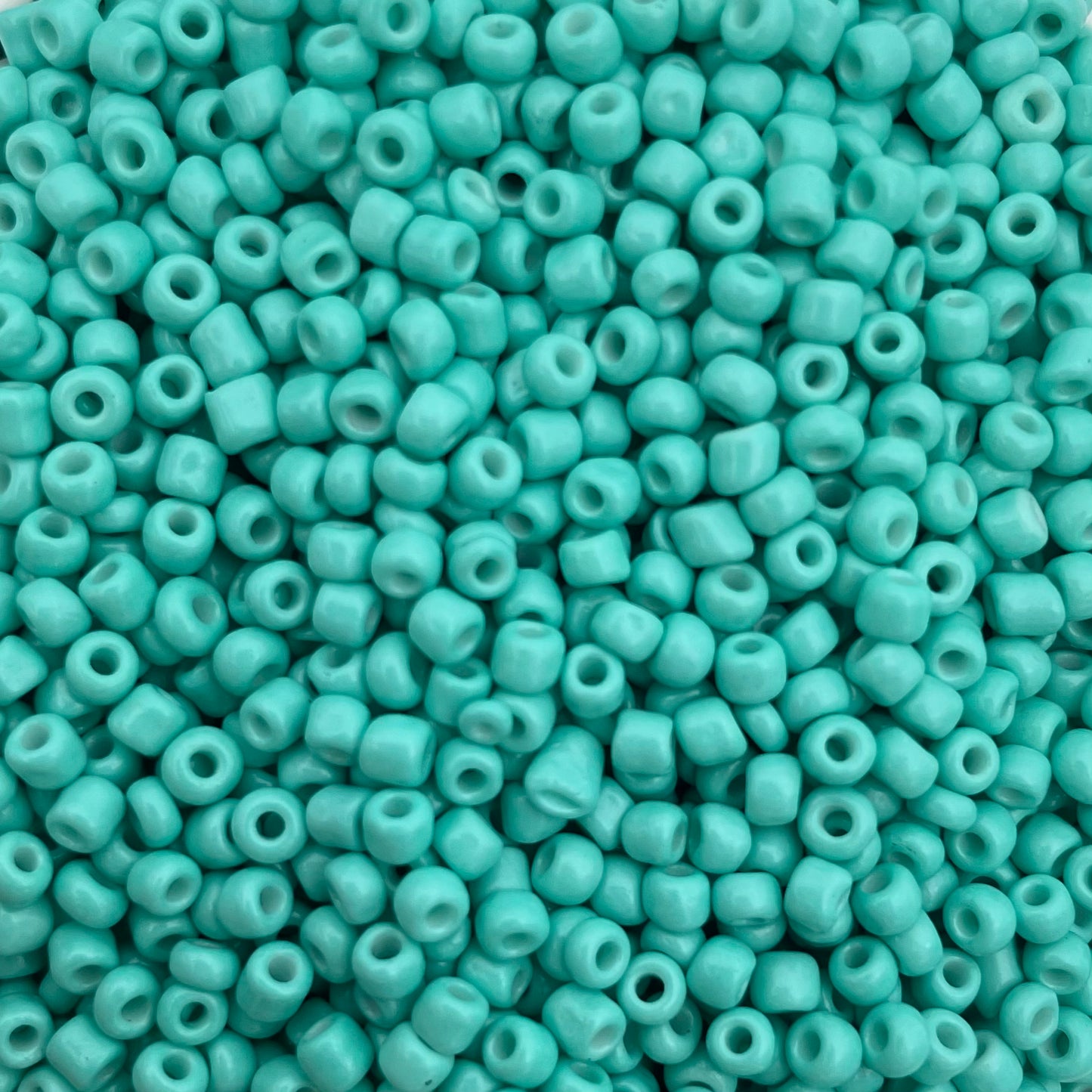 7gram Rocailles kralen turquoise - 3mm