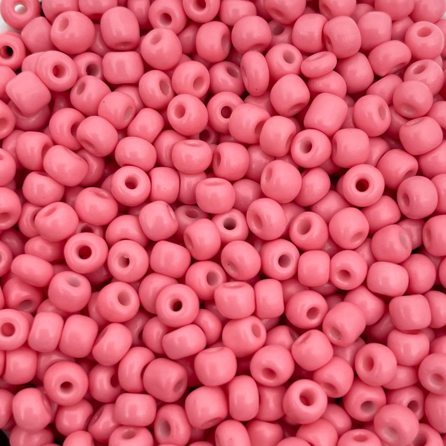 7gram Rocailles kralen watermeloen roze - 4mm