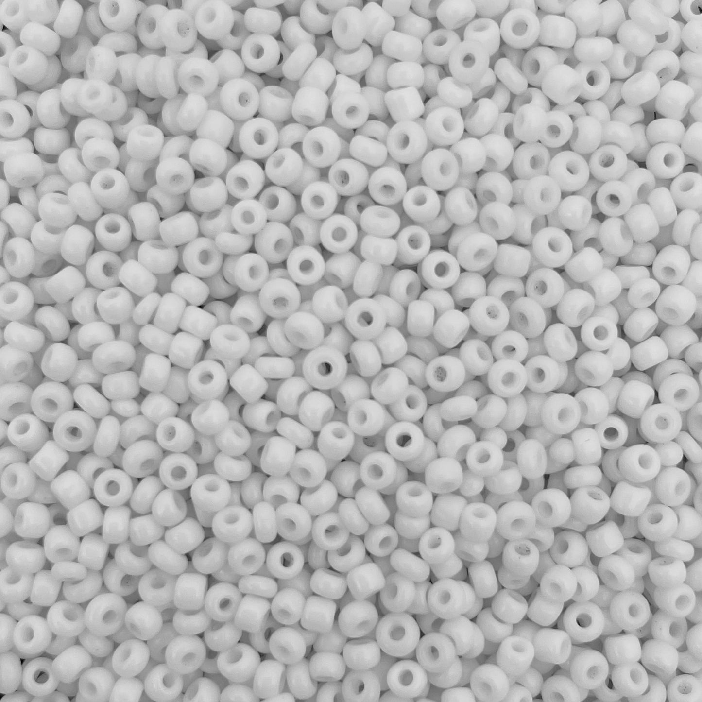 7gram Rocailles kralen wit - 2mm