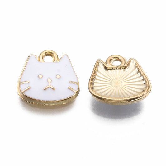 (per stuk) Kat bedel - 11,5x11,5x3mm