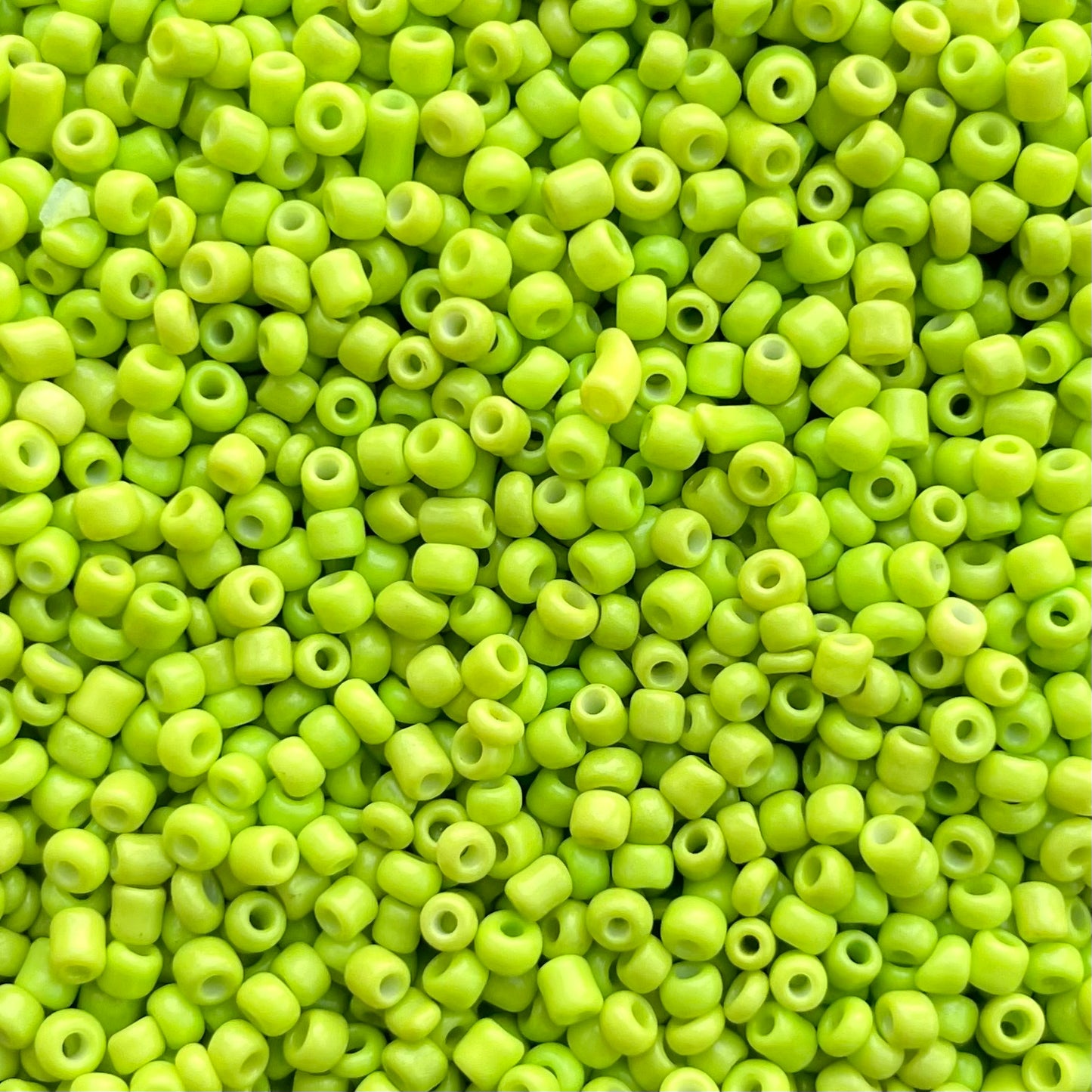7gram Rocailles kraal appel groen - 2mm