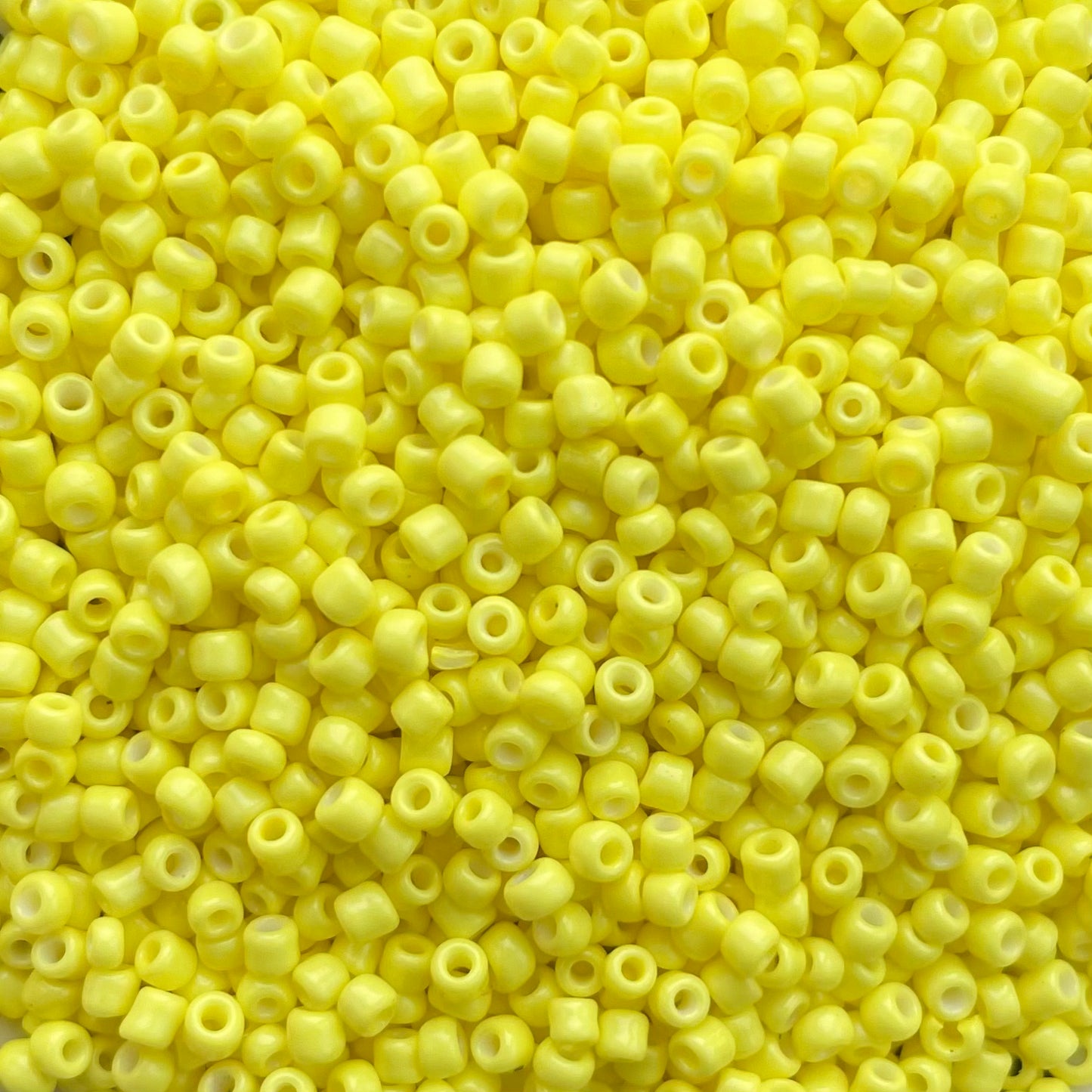 7gram Rocailles kraal neon geel - 2mm