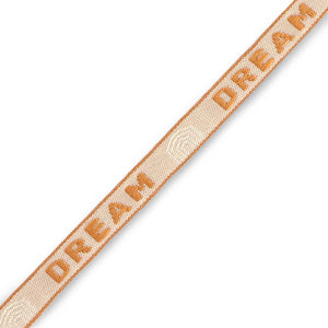 (per meter) "Dream" beige lint bruin - 10mm