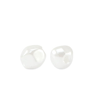 5 stuks Imitatie Zoetwaterparel wit - 4x4mm