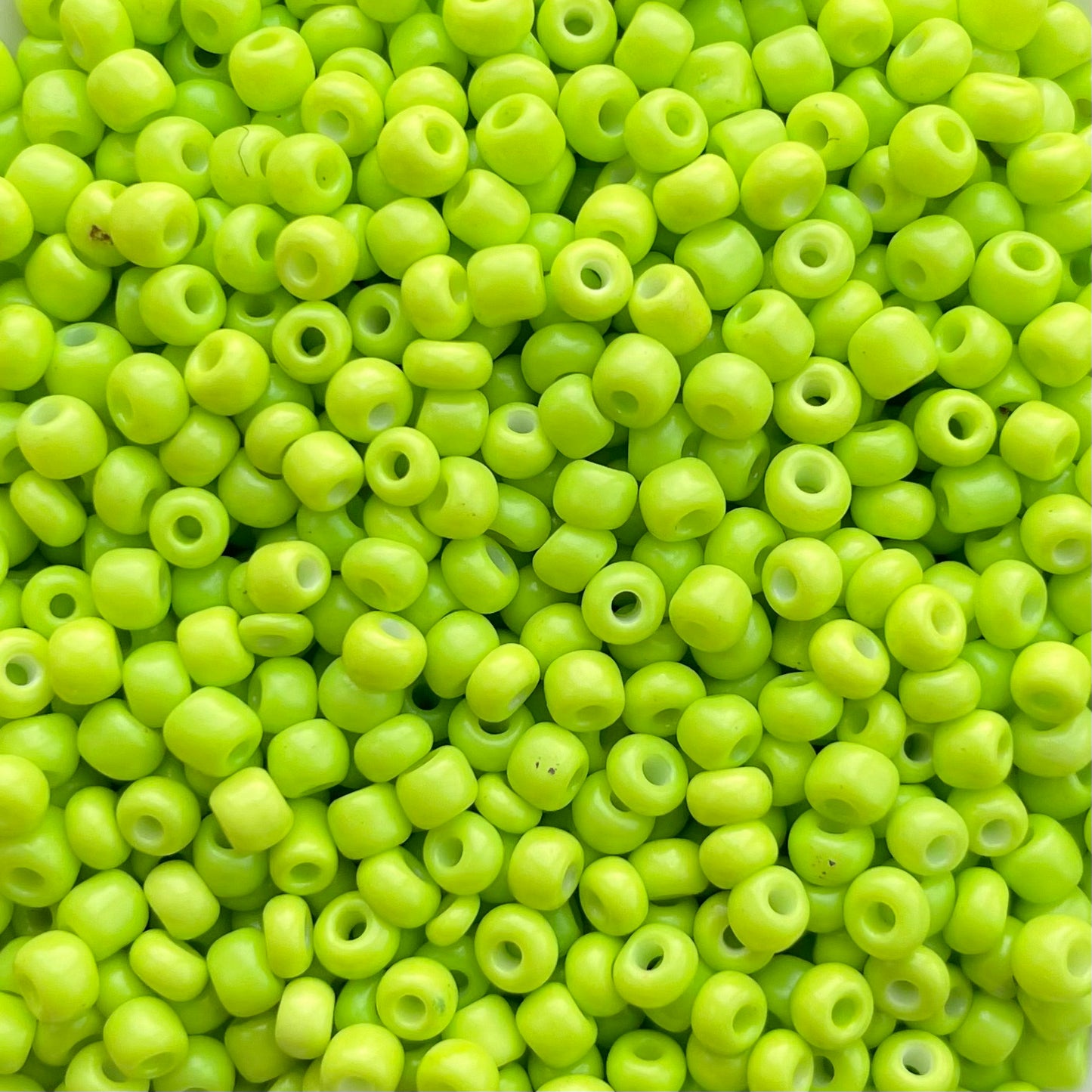 7gram Rocailles kraal appel groen - 3mm