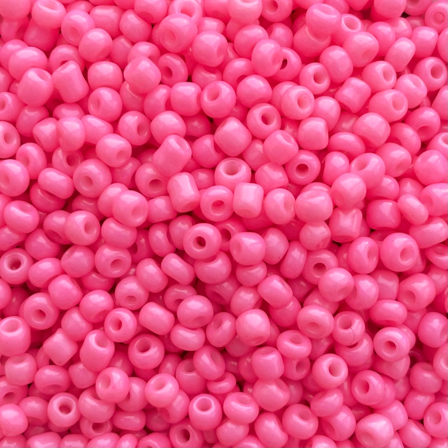 7gram Rocailles kraal bubble gum roze - 3mm