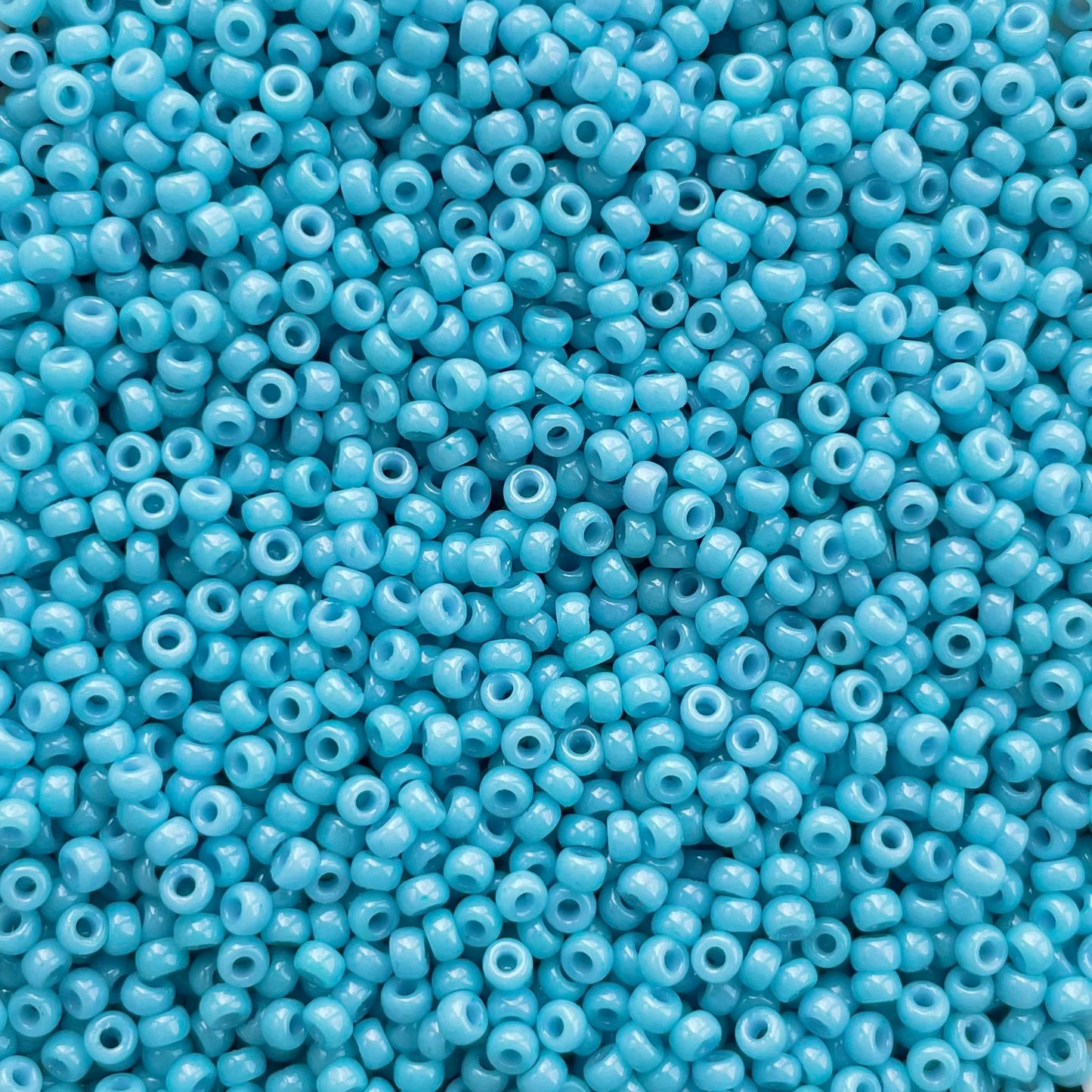 5gram Miyuki Rocailles 11/0 (2mm) Duracoat opaque nile blue - 11-4478