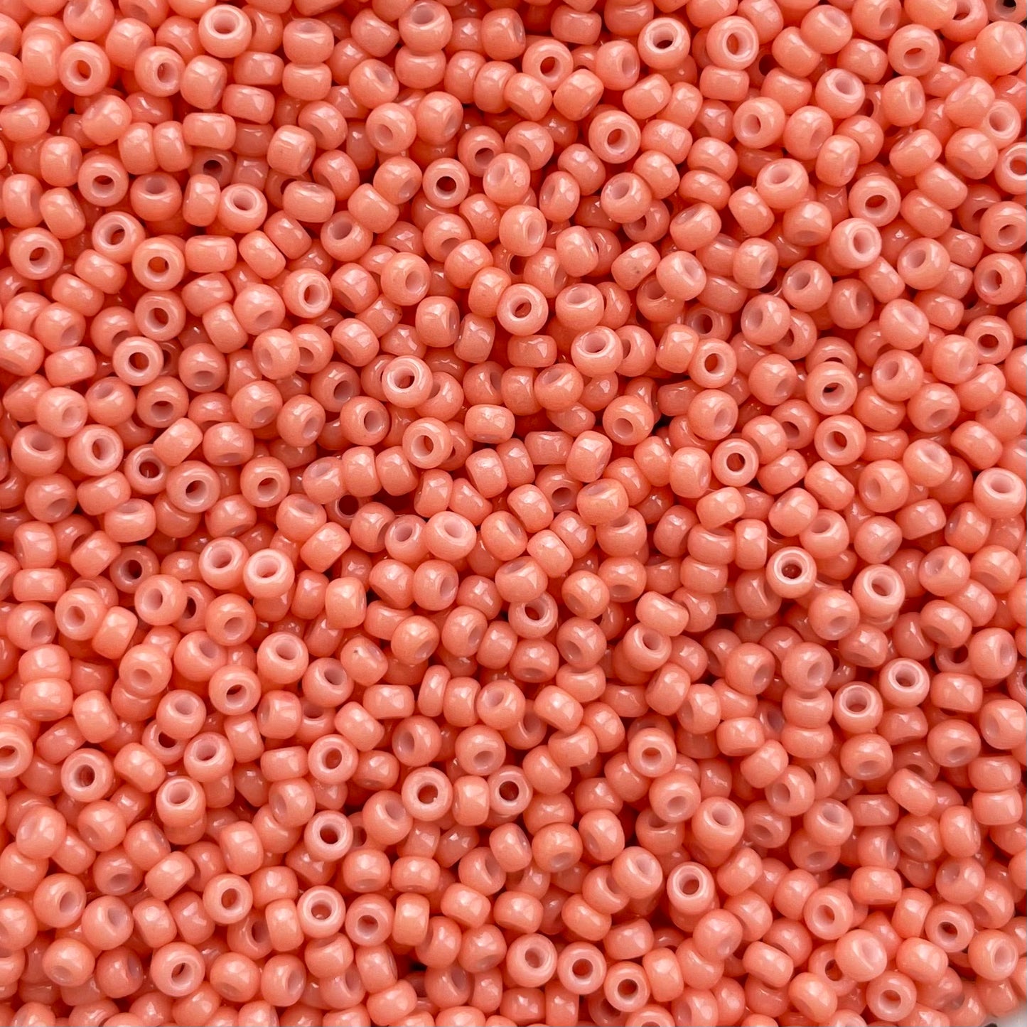 5gram Miyuki rocailles 11/0 (2mm) Duracoat opaque dark salmon pink - 4462