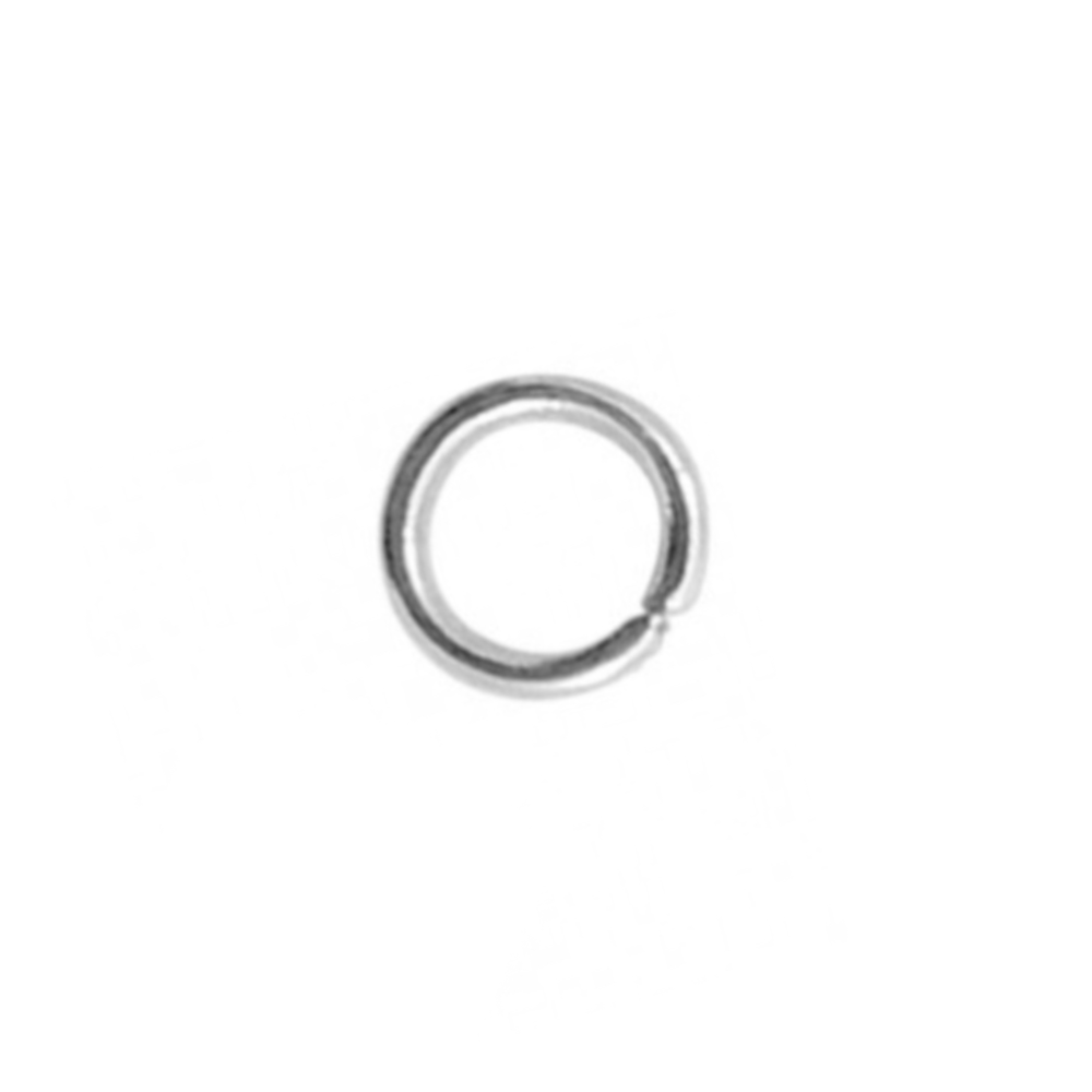 50 stuks Roestvrij Stalen (RVS) Buigringen zilver - 4x0.5mm