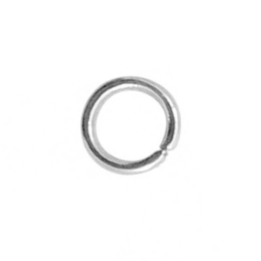 50 stuks Roestvrij Stalen (RVS) Buigringen zilver - 5x1mm