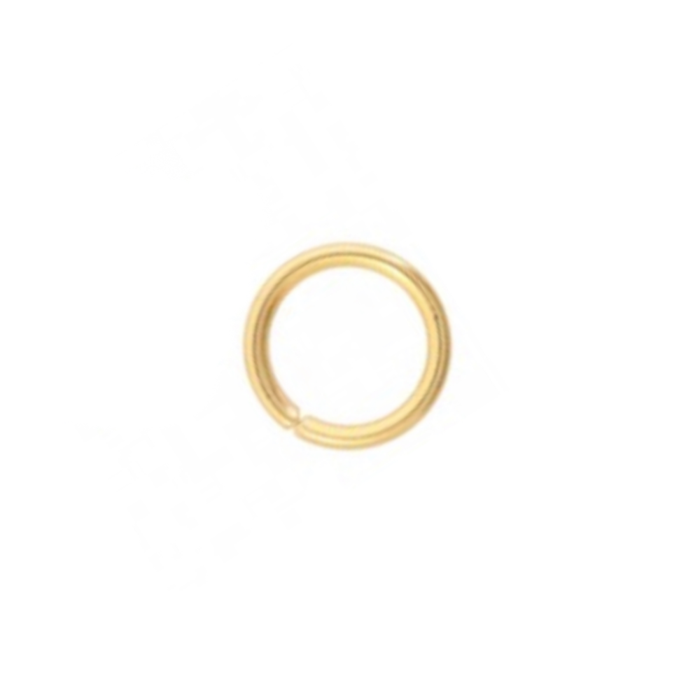 50 stuks Roestvrij Stalen (RVS) Buigringen goud - 4x0.5mm