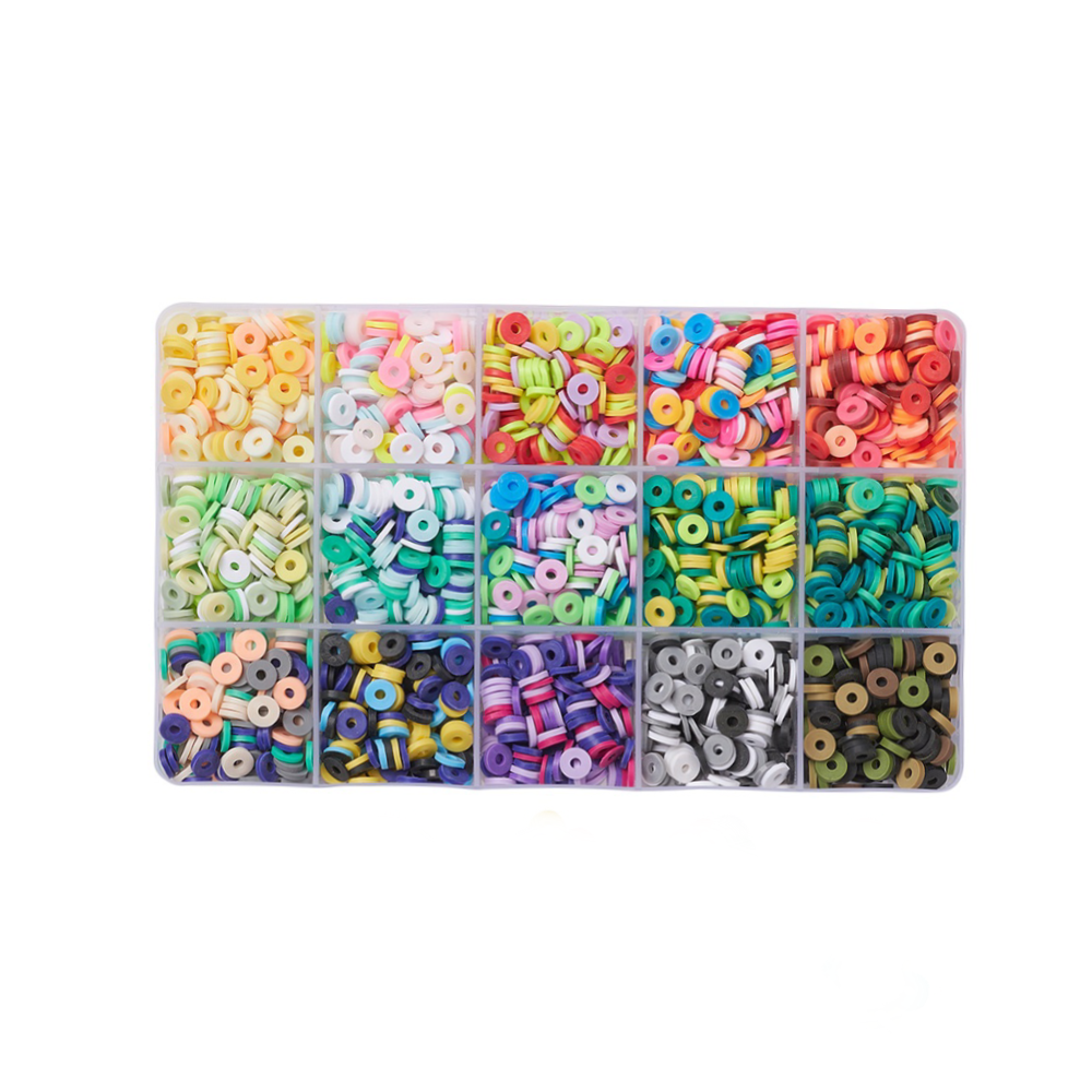 2400 stuks Polymeer Katsuki Mix Kralenbox - 6mm