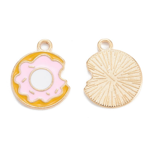 (per stuk) Donut bedel - 18,5x14,5mm