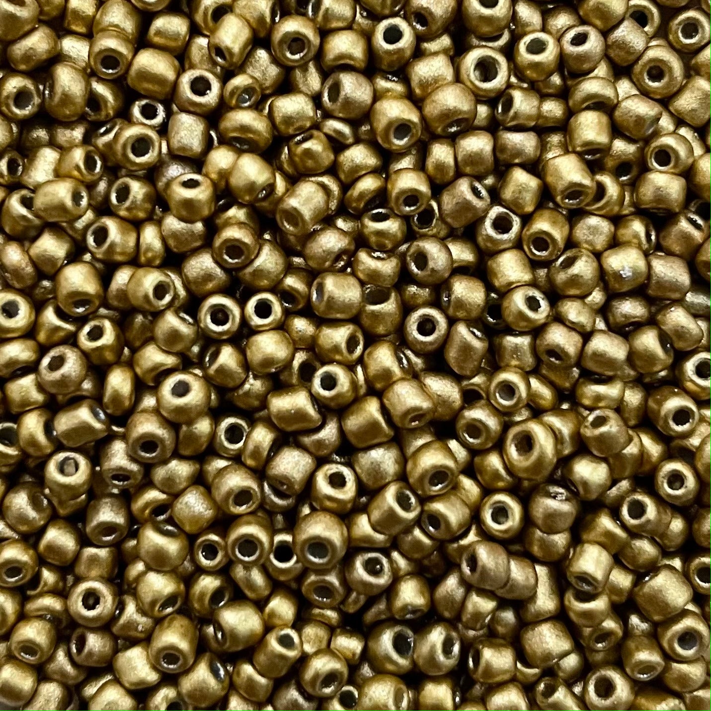 7gram Rocailles kraal goud - 2mm