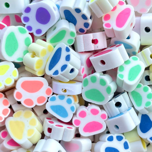 5 stuks Verschillende Polymeer Dieren Poot kralen - 10mm