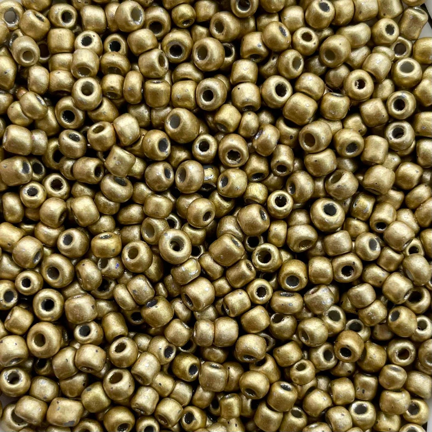 7gram Rocailles kraal goud - 3mm