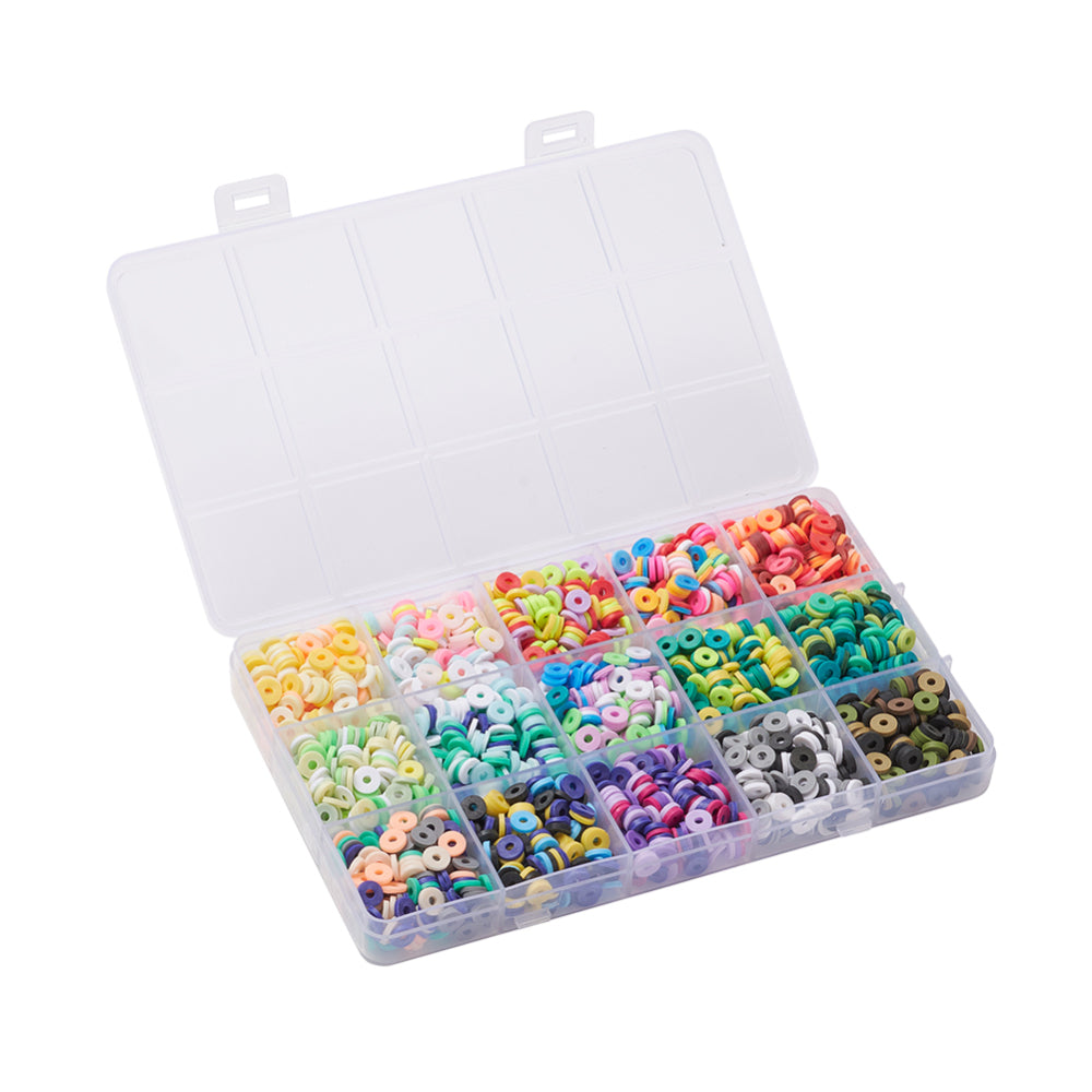 2400 stuks Polymeer Katsuki Mix Kralenbox - 6mm