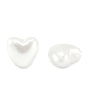 5 stuks Imitatie Zoetwaterparel wit - 6x6mm
