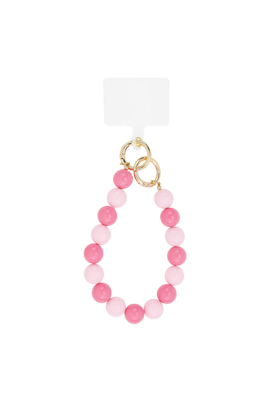 (per stuk) Telefoonkoord candy roze